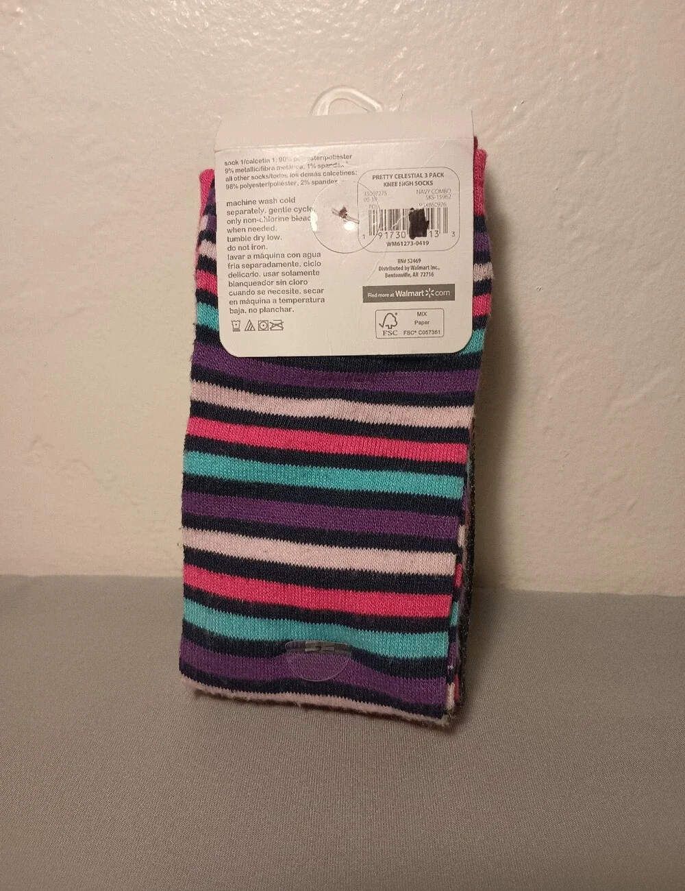 Wonder Nation Girls' Knee High Socks